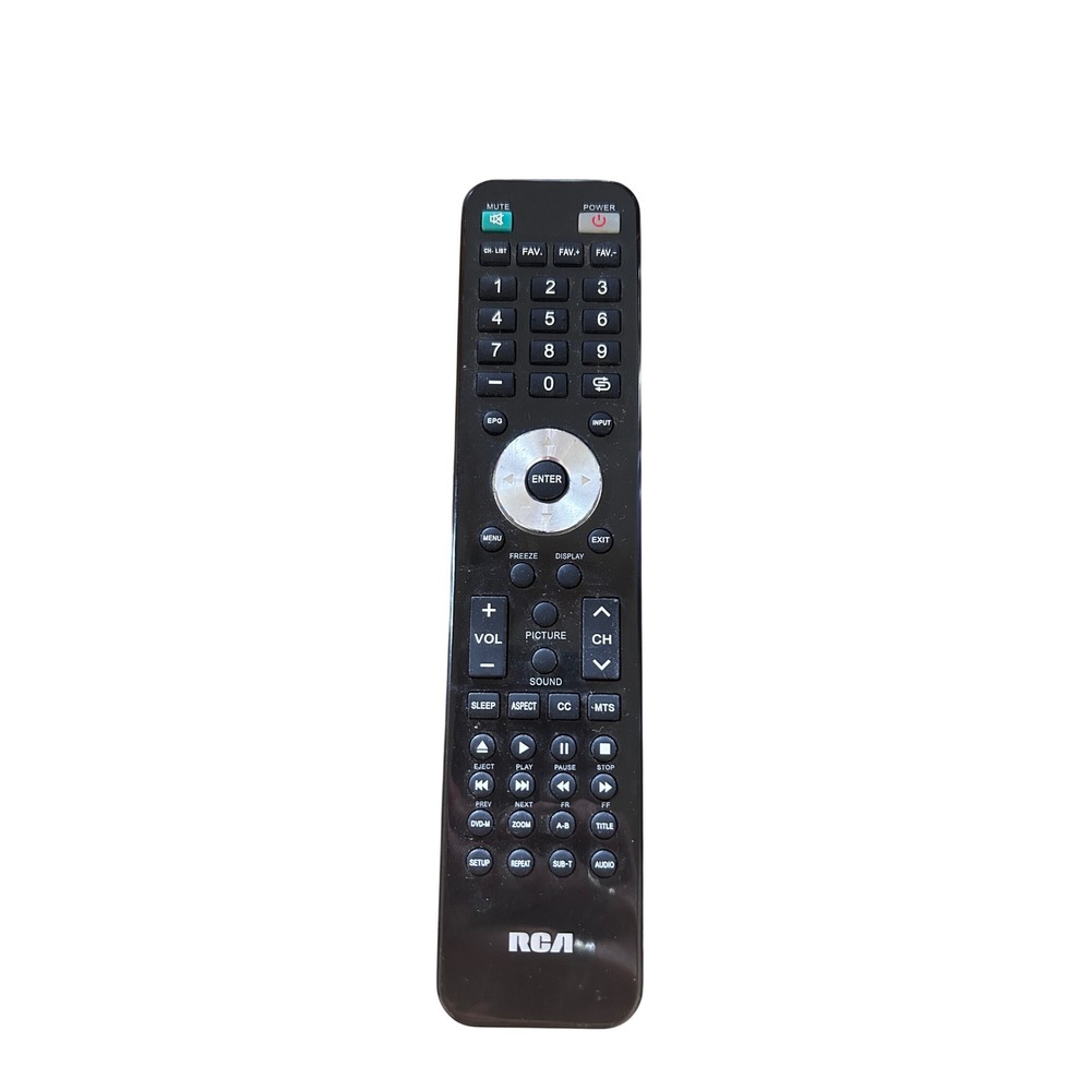 RCA TV Remote Control Black Original RCA WD 13481 Replacement Tested Working